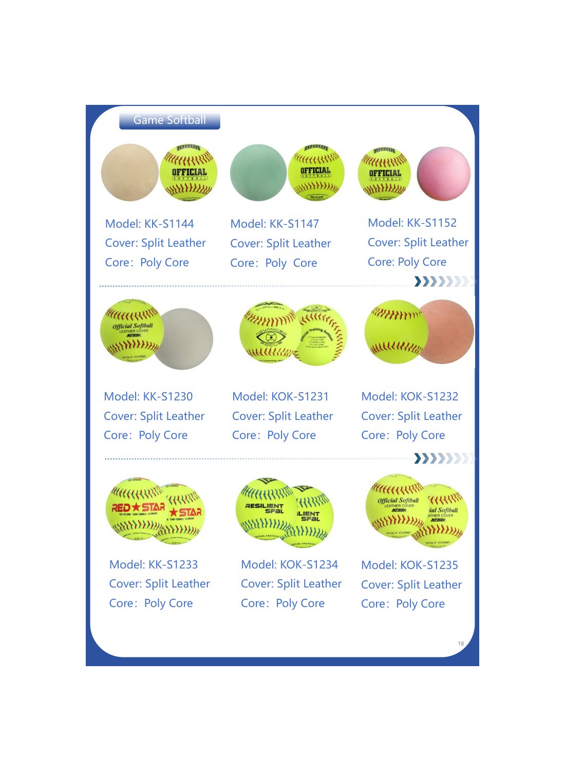 Softball products